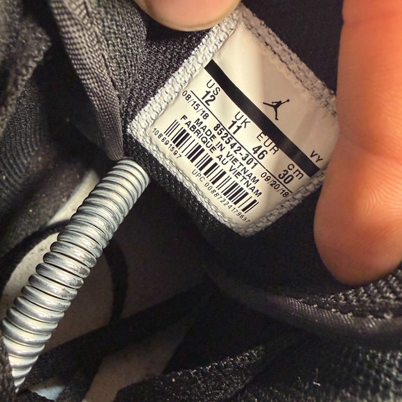 Size‎ 12 Nike Air Jordan 1 Mid Leather Pine Green Mens Sneaker Shoes 852542-301 - Picture 12 of 12